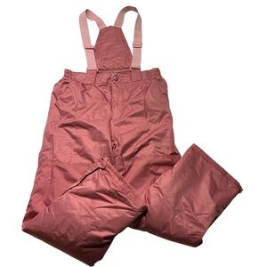 George girls 14 Y Kids Pink Overalls Bib Snowpants